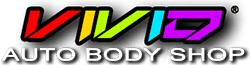 VIVID Auto Body Shop Logo